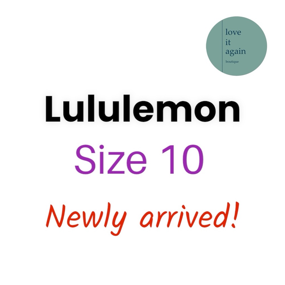 Lulu Grey Dance Studio Mid-Rise Jogger Rare Size 10